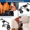 JUJABU All-Terrain Collapsible Knee Walker for Adults with Basket and Dual Brakes, Crutch Alternative for Foot, Leg & Ankle Injuries - 4 of 4