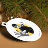Bruce Lee Walk On Aluminum Holiday Christmas Tree Ornament  3.0" (7.6 cm) x 3.37" (8.6 cm) - 4 of 4