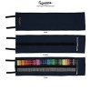 Cezanne Artist Pencil Case - Durable Blue Cotton Canvas Roll-Up Travel Art Case w/ Zipper Art Pouch for Artists, Professionals - Lightweight, Portable - 2 of 4