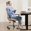 ALEXOUN Mesh Rolling Task and Office Chairs with Flip-up Arms  & Wheels,Comfortable Lumbar Support,Comfy for Home,Bedroom,Study,Student, - 2 of 4