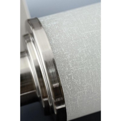 Alexa Brushed Nickel Semi-Flush Mount Light with Glass Shade