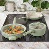 BergHOFF Balance Non-stick Ceramic Sauté Pan 10.25", 3.1qt. With Glass Lid, Recycled Aluminum - 2 of 4