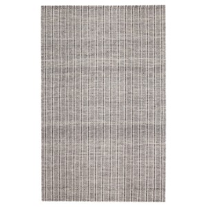 5'x7' Gray Shapes Woven Area Rug - Anji Mountain: Jute & Cotton, Bohemian Flatweave, Indoor, Fair Trade Certified - 1 of 4