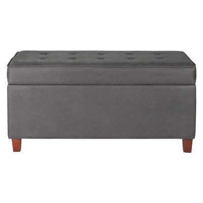 Storage Bench Gray - HomePop