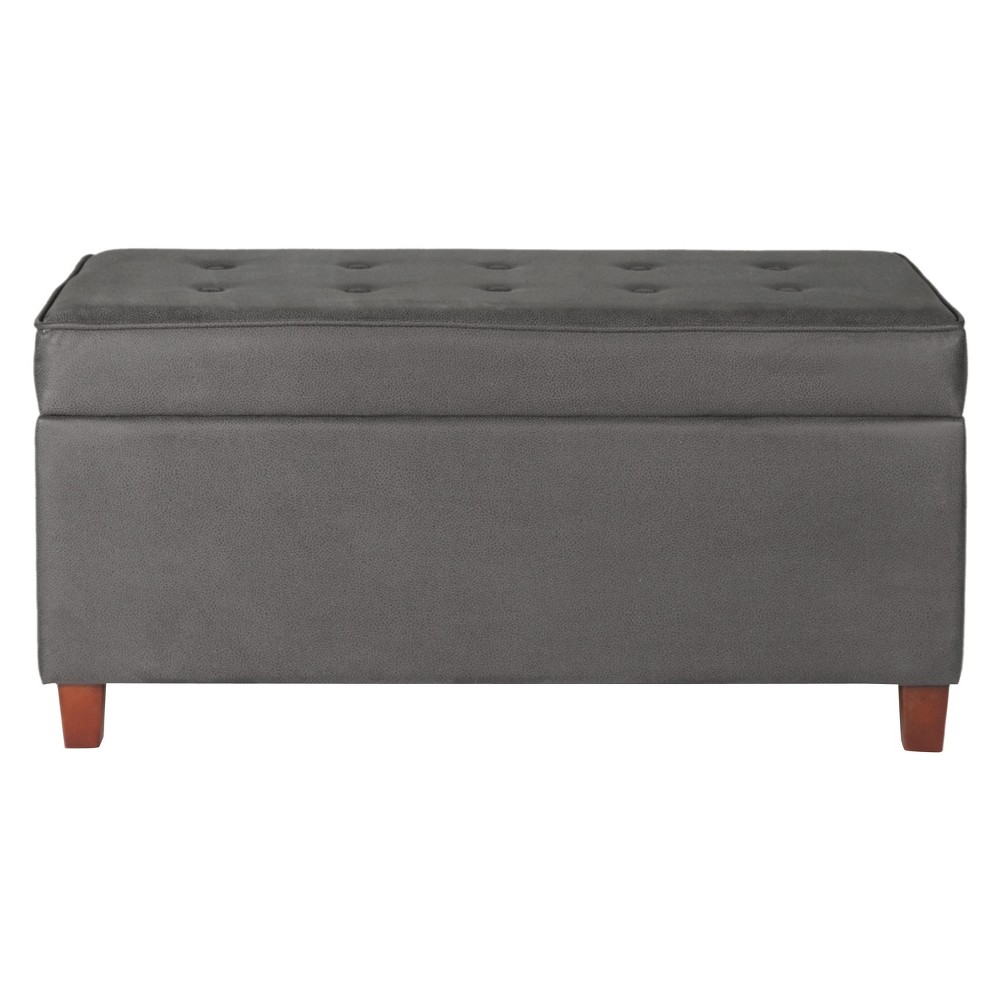 Storage Bench Gray - HomePop was $149.99 now $112.49 (25.0% off)