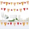 Big Dot of Happiness Pizza Party Time - DIY Baby Shower or Birthday Party Pennant Garland Decoration - Triangle Banner - 30 Pieces - 2 of 4