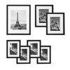 SONGMICS Gallery Wall Frame Set Multi Picture Frames Set of 7, One 11x14, Two 8x10, Four 6x8 Collage Photo Frame Hanging or Tabletop Display Black - 2 of 4