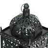 Candle Lantern, Vintage Style Decorative Lantern, 15.5"/23.25"H Hanging Lantern, Lanterns Decorative Outdoor Indoor - 4 of 4