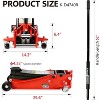Hydraulic Floor Jack Dual Pump, Quickly Lifting Low Service Jack, for Cars, Trucks - 3 of 4