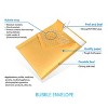 supplyhut 50 #0 6x9 Kraft Paper Padded Bubble Envelopes Mailers Shipping Case 6''x9" - image 4 of 4