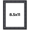 PosterPalooza | Photo Size Linear Black Picture Frame - UV Acrylic, Foam Board Backing, Hanging Hardware - 2 of 4