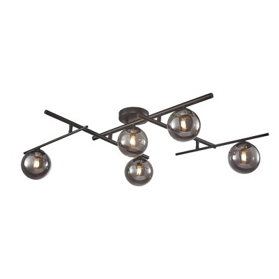 Artcraft Lighting Modena 5 - Light Semi-Flush Mount in  Black