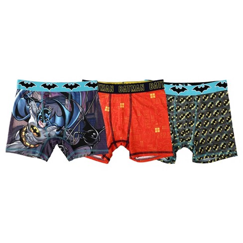 Dc Comics Batman Boxers Bat Logo 4pk Boys Underwear Boxer Shorts