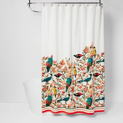 Flora Bird Shower Curtain Opalhouse Target