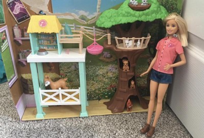 Barbie Animal Rescue & Recovery Playset with Blonde Doll, 2 Animal Figures  & Accessories