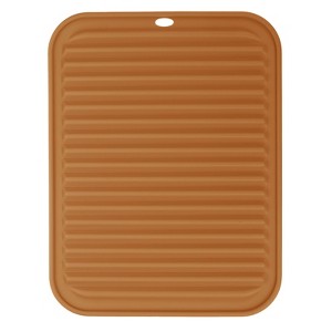 Unique Bargains uSilicone Heat Resistant Non-Slip Dish Drying Mat 1 Pc - 1 of 4