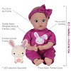 Adora Mini Baby Doll with soft flocked Bunny friend- Be Bright Tots & Friends - 4 of 4