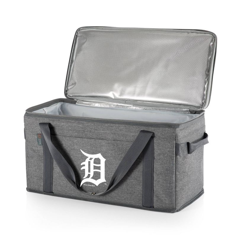 MLB Detroit Tigers 64 Can Collapsible Cooler - Heathered Gray, 2 of 6