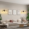 POWLIG Modern Vanity Light Fixture - Bathroom Mirror Lighting with Clear  Glass Globe Shades - 4 of 4