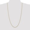 Black Bow Jewelry 1.6mm 14k Yellow Gold Diamond Cut Singapore Chain Necklace - 2 of 4