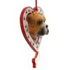 Kurt S. Adler 4.5 Inch Dog In Heart W/ Bone Canine Best Friend Tree Ornaments - 2 of 2