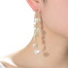 Guili Elegant Sterling Silver Gold Plated Drop Earrings adorned with Genuine Freshwater Pearls, crafted to elevate any sophisticated outfit. - 3 of 3