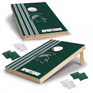 NCAA Michigan State Spartans 2'x3' Wood Cornhole Set - 1 of 4