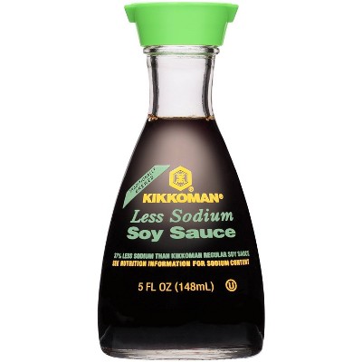 Kikkoman Less Sodium Soy Sauce - 5 Fl Oz : Target