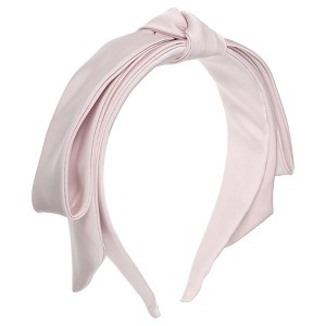 Unique Bargains Women's Classic Double Layer Bow Headband 5.91"x1.38" 1 Pc - 1 of 4