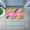 Stupell Industries Sunshine Vibes Sunglasses Printed Outdoor Door Mat, design by Emily Cromwell, 18"x30" - 3 of 4