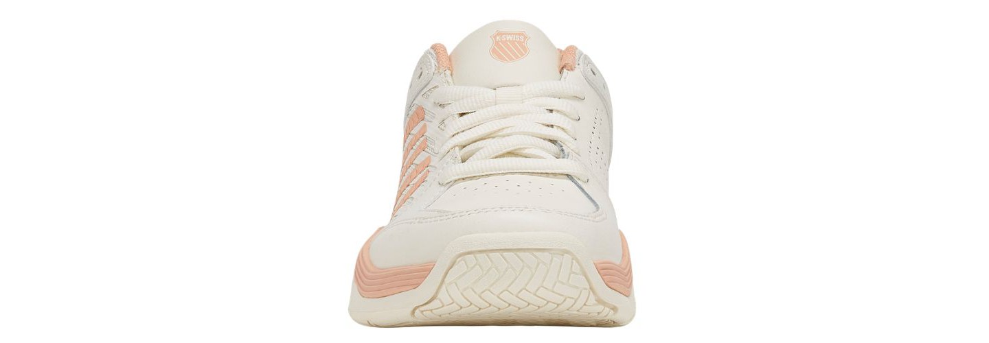 Женские кроссовки K-Swiss Court Express 2 Tennis Shoe (Egret/Peach Parfait)., цвет: Персиковый — фото 3