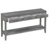 PAGED Minimalist Console Table with Drawer & Shelf, Pine Wood Entryway Sofa Side Table, Entryway Table for Hallway, Foyer, Corridor - 2 of 4