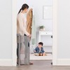 Regalo Fabric Retractable Baby Gate - Gray