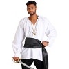 HalloweenCostumes.com   Men  Men's Black Satin Sash, Black - 2 of 3