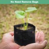 Unique Bargains Non-Woven Fabric Durable Multipurpose Plant Nursery Bags - 3 of 3