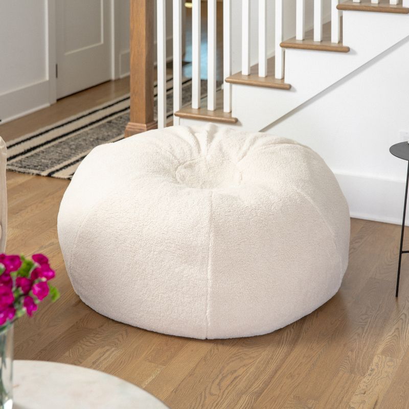 Flash Furniture Oversized Bean Bag Chair for Kids and Adults, 2 of 11