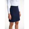 Lafidi Women's High-Rise Mini Skirt – A-Line Tailored Fit with Back Zipper, Fully Lined Woven Fabric - 4 of 4