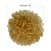 Unique Bargains Decorative Reusable Party Wedding Tissue Pom Poms Flowers 5 Pcs - 2 of 4