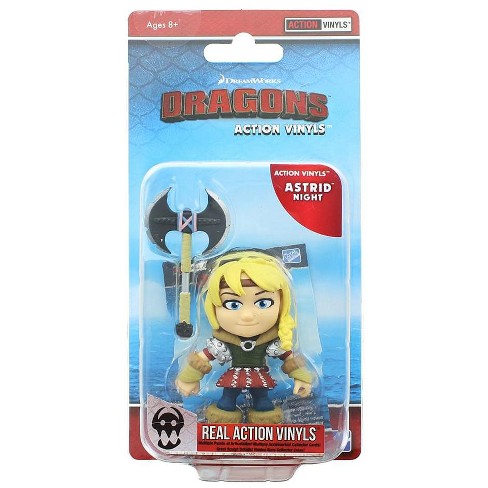 The Loyal Subjects How To Train Your Dragon 3 25 Action Vinyl Astrid Night Target - how to train your dragon hiccup roblox