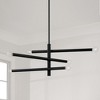 Capital Lighting Zane 6 - Light Chandelier in  Matte Black - 3 of 4