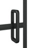 vidaXL Shower Enclosure ESG 45.7"x55.1" Black - 4 of 4
