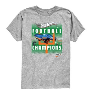 Boys' - Hot Wheels - Hot Wheels Touchdown Short Sleeve Graphic T-Shirt - 1 of 4