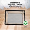 KeaBabies Mini Crib Sheets for Baby Girls, Boys, 2-Pack Soothe Pack and Play Sheets Fitted, Organic Pack N Play Mattress Sheet - 2 of 4