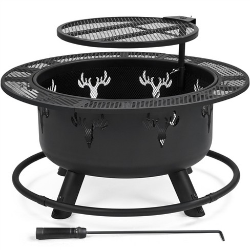 Grill grate fire clearance pit