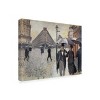 Trademark Fine Art -Gustave Caillebotte 'Rainy Day in Paris' Canvas Art - 4 of 4