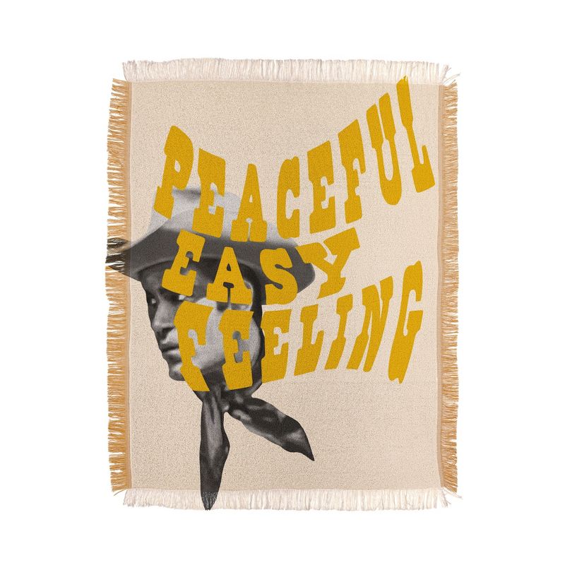 Chromoeye Peaceful Easy Feeling 56"x46" Woven Throw Blanket - Deny Designs, 1 of 6