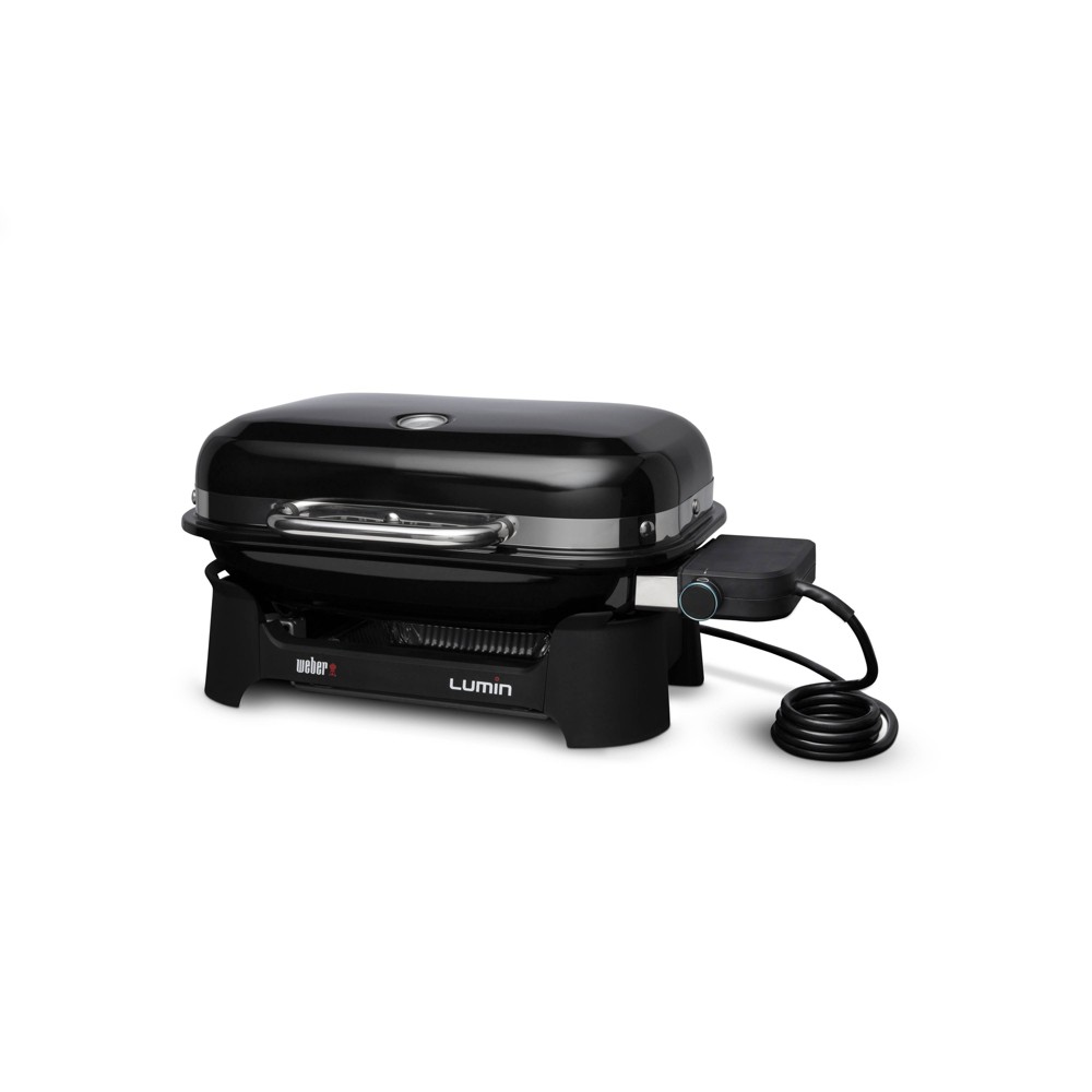 Photos - Fryer Weber 91090901 Lumin Compact Electric Grill - Black 