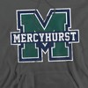 Mercyhurst University Official Distressed Primary Logo Adult Pull-Over Hoodie - 2 of 4