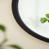 SEVOBAL Bathroom Vanity Mirrors Round Wall Mirror with Sturdy Wooden Frame Long-Lasting Durability Rust-Resistant, Black, 19.7"*0.8"*19.7" - 4 of 4