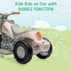 6V Bubble Motorcycle Ride on Toy Car for Kids, Kids Motorcycle with Bubble Function w/Music - 2 of 4